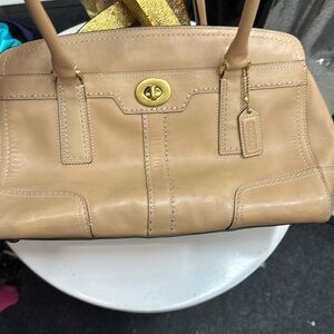 Coach Hampton Turn Lock Satchel